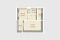 Квартира 1 комната 43 м² Минск, Беларусь
