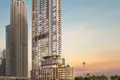 Residential complex New high-rise residence One River Point with swimming pools on the canal front, close to Burj Khalifa, Business Bay, Dubai, UAE