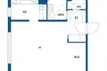 1 room apartment 38 m² Valkeakoski, Finland