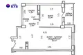 2 room apartment 49 m² Minsk, Belarus