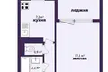 Квартира 1 комната 33 м² Минск, Беларусь
