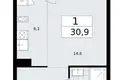 Mieszkanie 1 pokój 31 m² Troick, Rosja