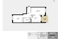 Квартира 2 комнаты 57 м² Варшава, Польша