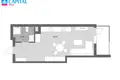 Wohnung 1 zimmer 33 m² Vilnius, Litauen