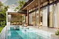 Complexe résidentiel New complex of villas with swimming pools and green areas close to bang Tao Beach, Phuket, Thailand