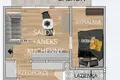 Apartamento 1 habitación 27 m² Varsovia, Polonia