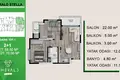 Apartamento 3 habitaciones 70 m² Mezitli, Turquía