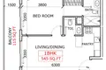 Wohnung 2 zimmer 61 m² Dubai, Vereinigte Arabische Emirate