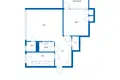 Квартира 2 комнаты 48 м² Район Коувола, Финляндия