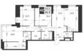 Apartamento 4 habitaciones 99 m² Konkovo District, Rusia