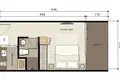 Apartamento 1 habitacion 32 m² Kamala, Tailandia