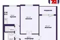 2 room apartment 51 m² Zhodzina, Belarus