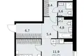Wohnung 3 zimmer 81 m² Kommunarka, Russland