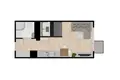 Wohnung 1 zimmer 25 m² Warschau, Polen