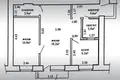 Wohnung 2 zimmer 46 m² Minsk, Belarus