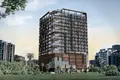 Residential complex New Provenza Residences with a roof-top swimming pool and a panoramic view in the prestigious area of JVC, Dubai, UAE