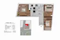 Квартира 3 комнаты  Бейоглу, Турция