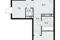 Wohnung 3 zimmer 60 m² Postnikovo, Russland