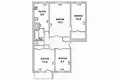 Apartamento 4 habitaciones 73 m² Malaryta, Bielorrusia