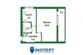 1 room apartment 36 m² Minsk, Belarus