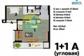 Квартира 2 комнаты 52 м² Мерсин, Турция