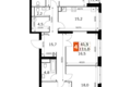 Appartement 4 chambres 111 m² Moscou, Russie