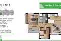 2 bedroom apartment 74 m² Mezitli, Turkey