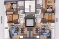 2 bedroom apartment 60 m² Muratpasa, Turkey