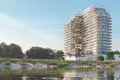 Complejo residencial New residence Samana Lake Views with swimming pools and lounge areas close to a highway, Production City, Dubai, UAE