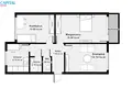 Квартира 3 комнаты 64 м² Кедайняй, Литва