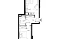 Penthouse 2 Zimmer 42 m² Warschau, Polen