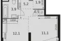 Kawalerka 1 pokój 35 m² Moskwa, Rosja