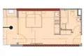 Estudio 1 habitación 33 m² Batumi, Georgia