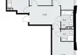 3 room apartment 73 m² Kommunarka, Russia