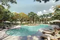 Wohnkomplex New complex of semi-detached villas with a swimming pool and a garden, Dubai, UAE
