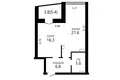 Appartement 1 chambre 54 m² Minsk, Bélarus