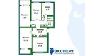 Mieszkanie 4 pokoi 96 m² Mińsk, Białoruś