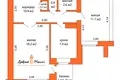 2 room apartment 54 m² Minsk, Belarus