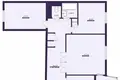 3 room apartment 63 m² Zhodzina, Belarus