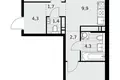 Квартира 3 комнаты 58 м² поселение Сосенское, Россия
