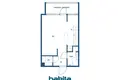 Appartement 1 chambre 30 m² Kuopio sub region, Finlande