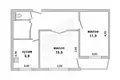 Apartamento 2 habitaciones 47 m² Brest, Belarús
