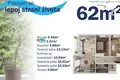 Wohnung 1 Schlafzimmer 54 m² Boreti, Montenegro