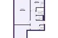 Apartamento 2 habitaciones 47 m² Saligorsk, Belarús