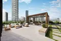 Residential complex New residence Sapphire 32 Residences with swimming pools and a co-working area close to Palm Jumeirah, JVC, Dubai