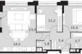 Wohnung 3 zimmer 69 m² Nordwestlicher Verwaltungsbezirk, Russland