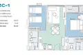 2 bedroom apartment 53 m² Choeng Thale, Thailand
