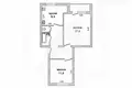 Apartamento 2 habitaciones 53 m² Lieninski, Bielorrusia