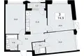 Mieszkanie 3 pokoi 75 m² Troick, Rosja