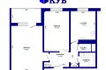 Apartamento 2 habitaciones 41 m² Minsk, Bielorrusia